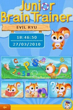 Junior Brain Trainer (USA) (En,Fr,De,Es,It) screen shot title